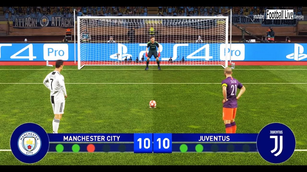 PES 2019 | Финал Лиги чемпионов УЕФА | «Манчестер Сити» — «Ювентус» | Серия пенальти