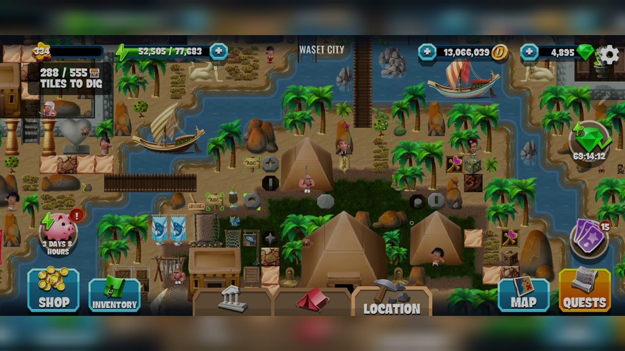 Waset City|Valentine 2026|Diggy's Adventure 
