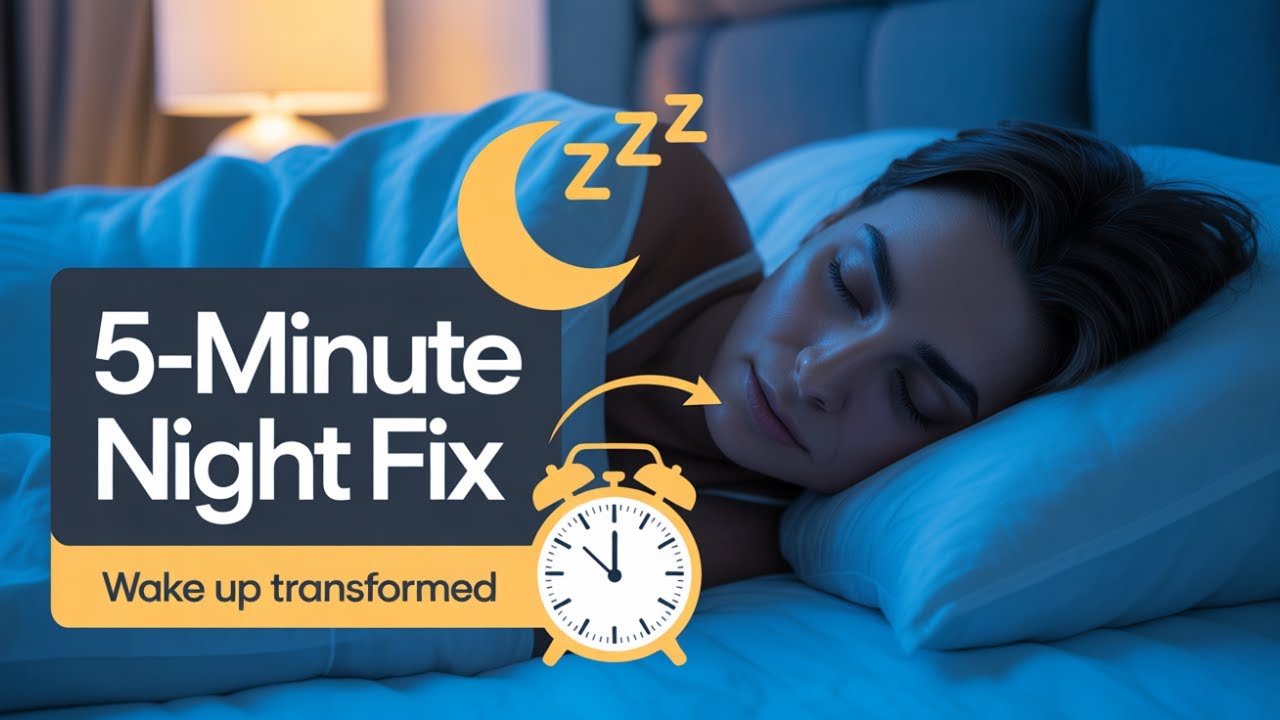 Sleep Smarter: 5-Minute Pre-Bed Ritual