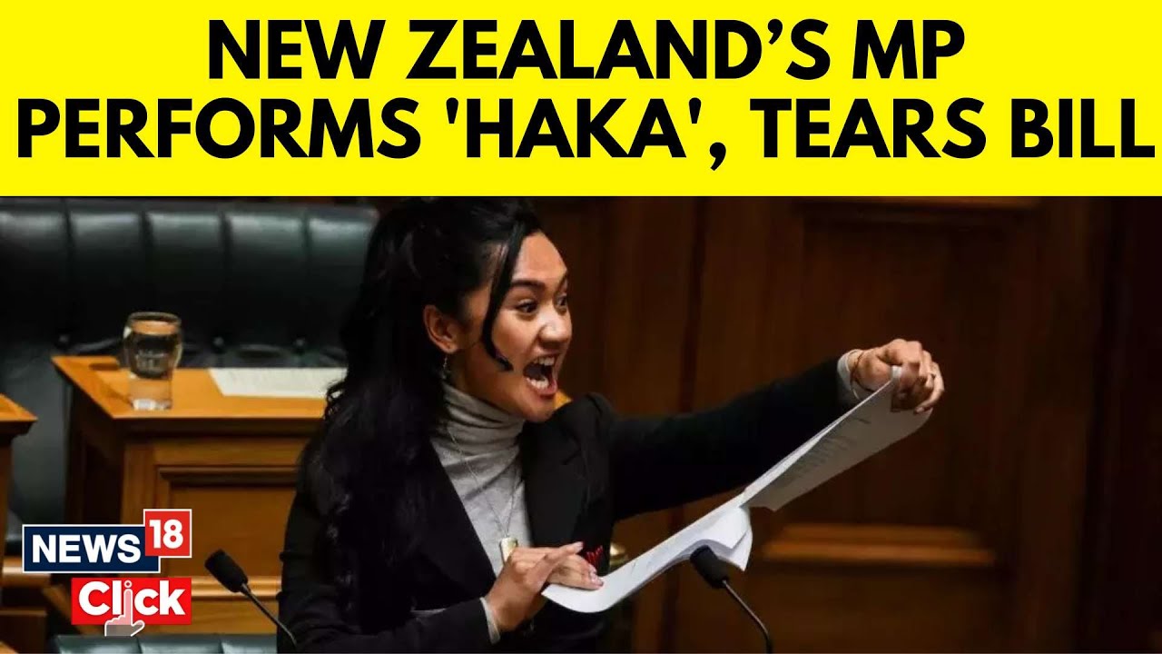 New Zealand MP Maipi-Clarke’s Haka Protest Shakes Parliament, Opposing Treaty Bill | News18 | N18G