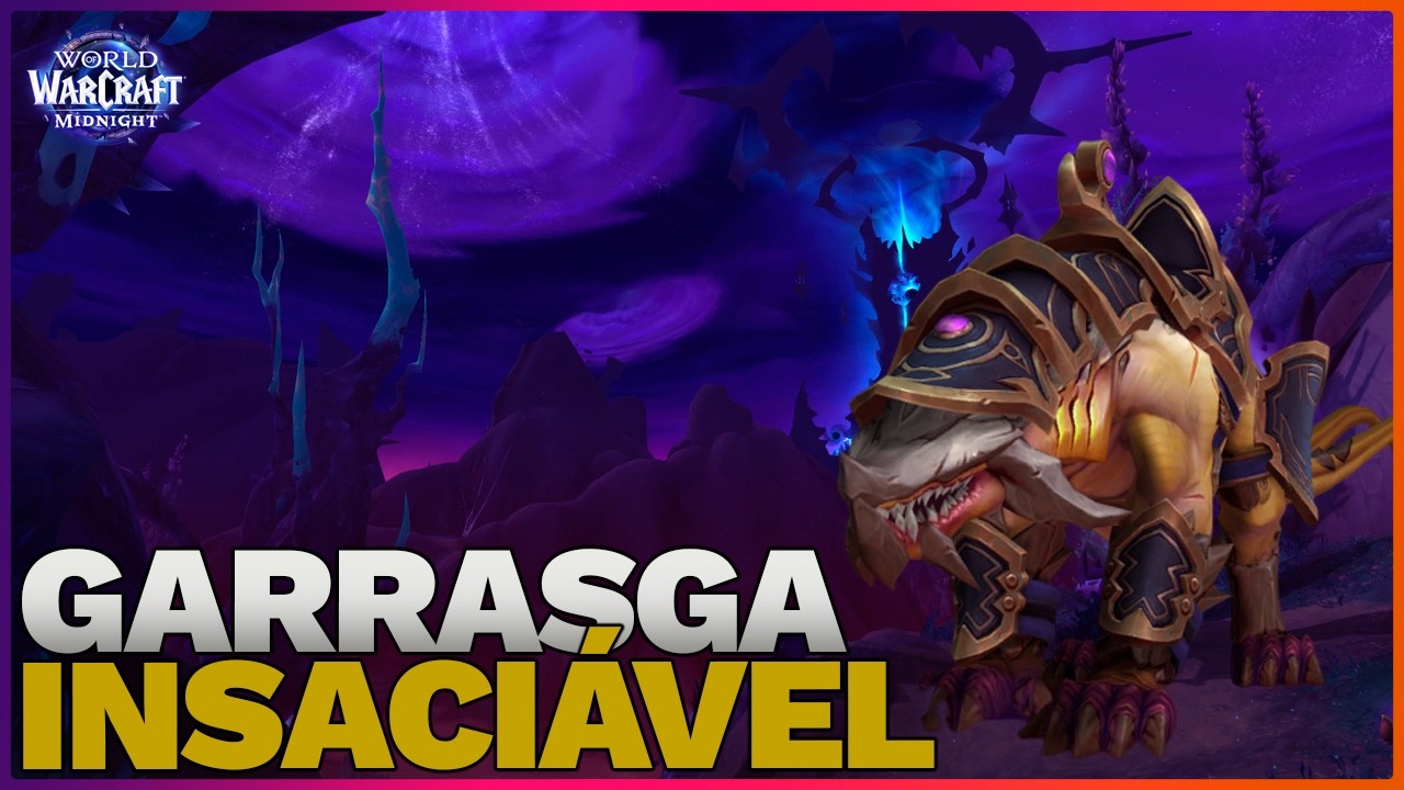 COMO PEGAR A MONTARIA - GARRASGA INSACIÁVEL FÁCILMENTE!  | GUIA: WORLD OF WARCRAFT - MIDNIGHT