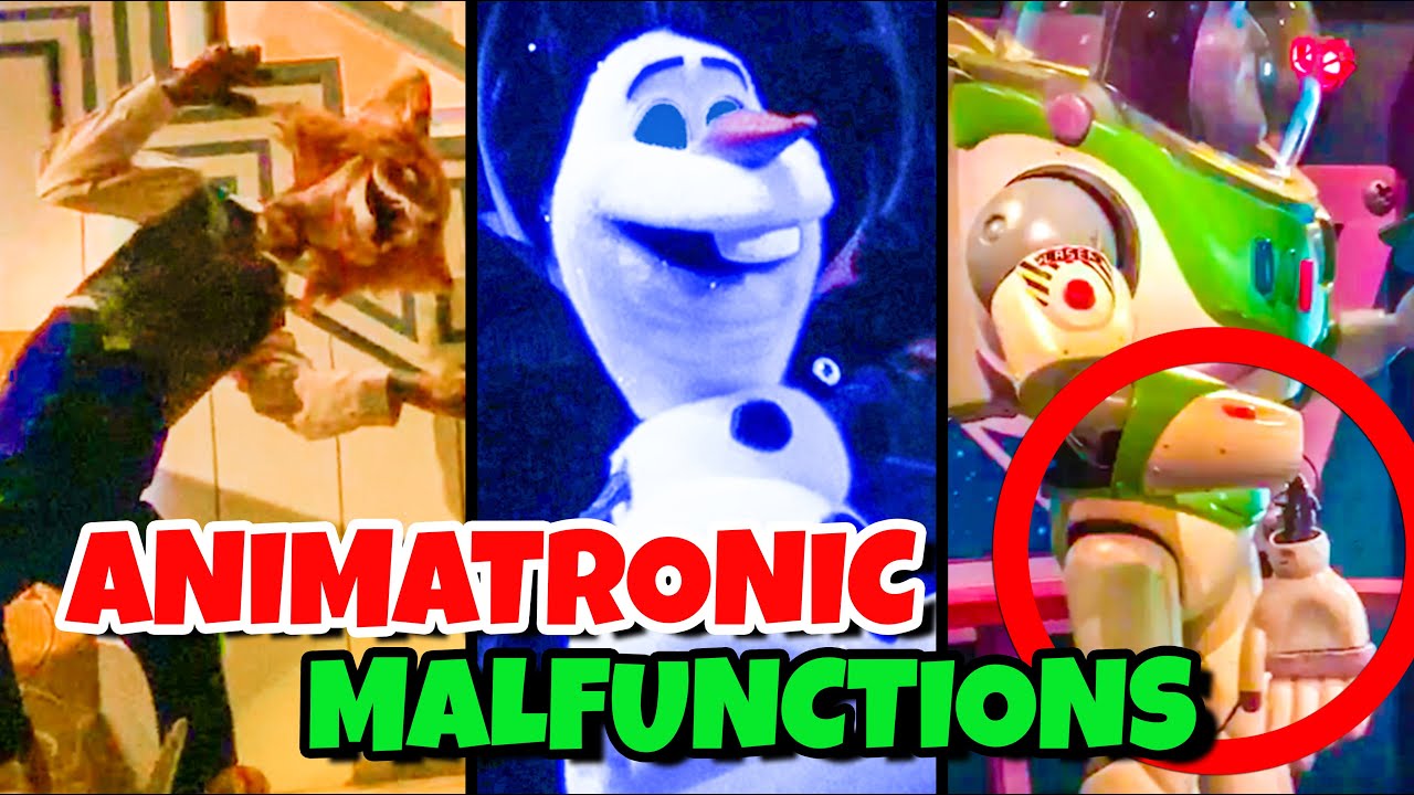 Top 10 Disney Fails & Animatronic Malfunctions Pt 9 - Walt Disney World & Disneyland