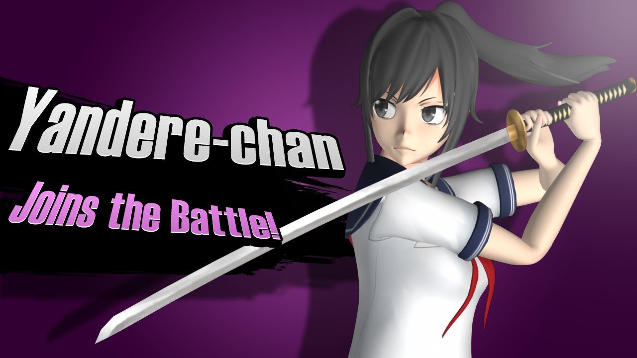 Yandere-chan in Super Smash Bros for WiiU!
