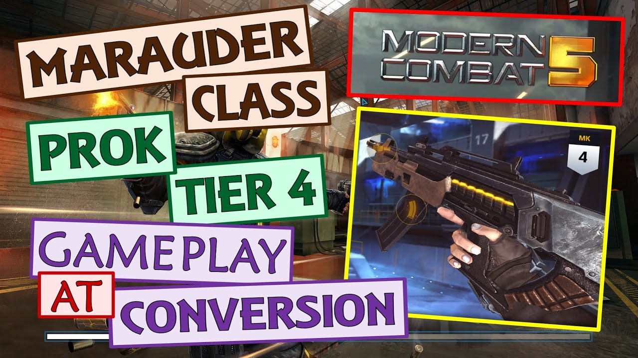 MC5 - MARAUDER Class - Gameplay of PROK (Tier 4) - CONVERSION map