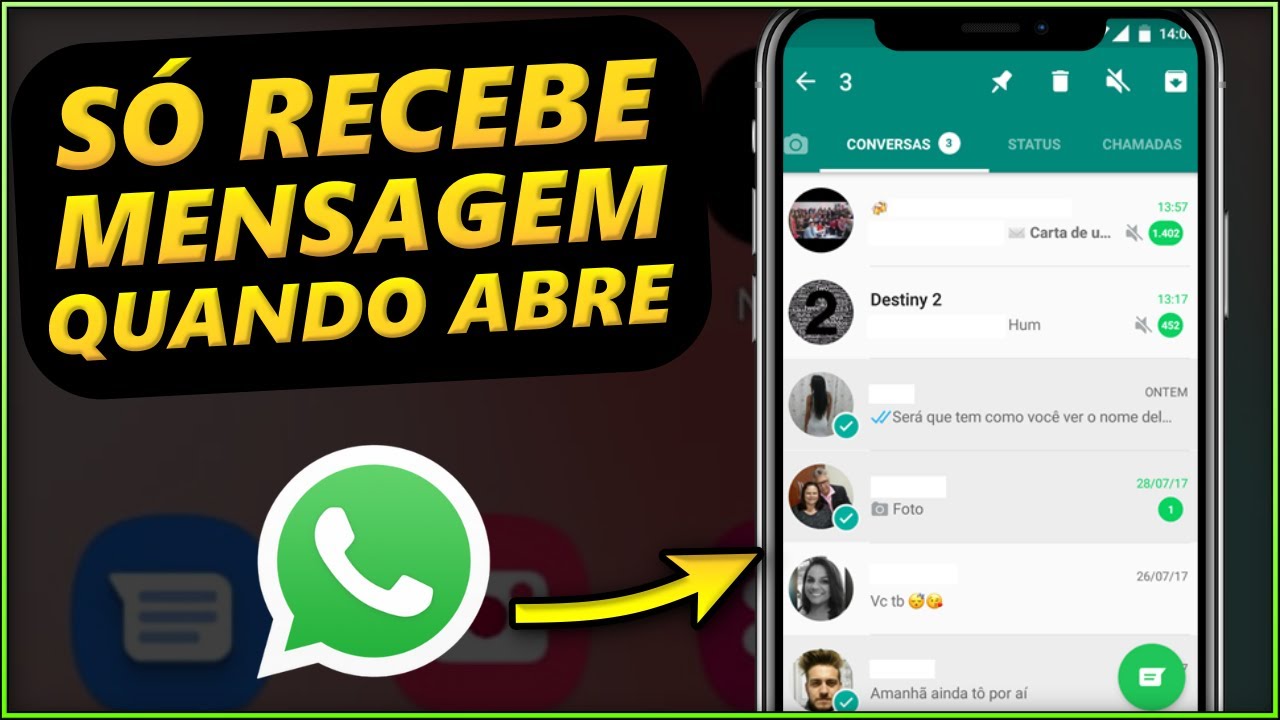 Whatsapp só Recebe Mensagem quando Abre o Aplicativo! (RESOLVIDO PASSO A PASSO)