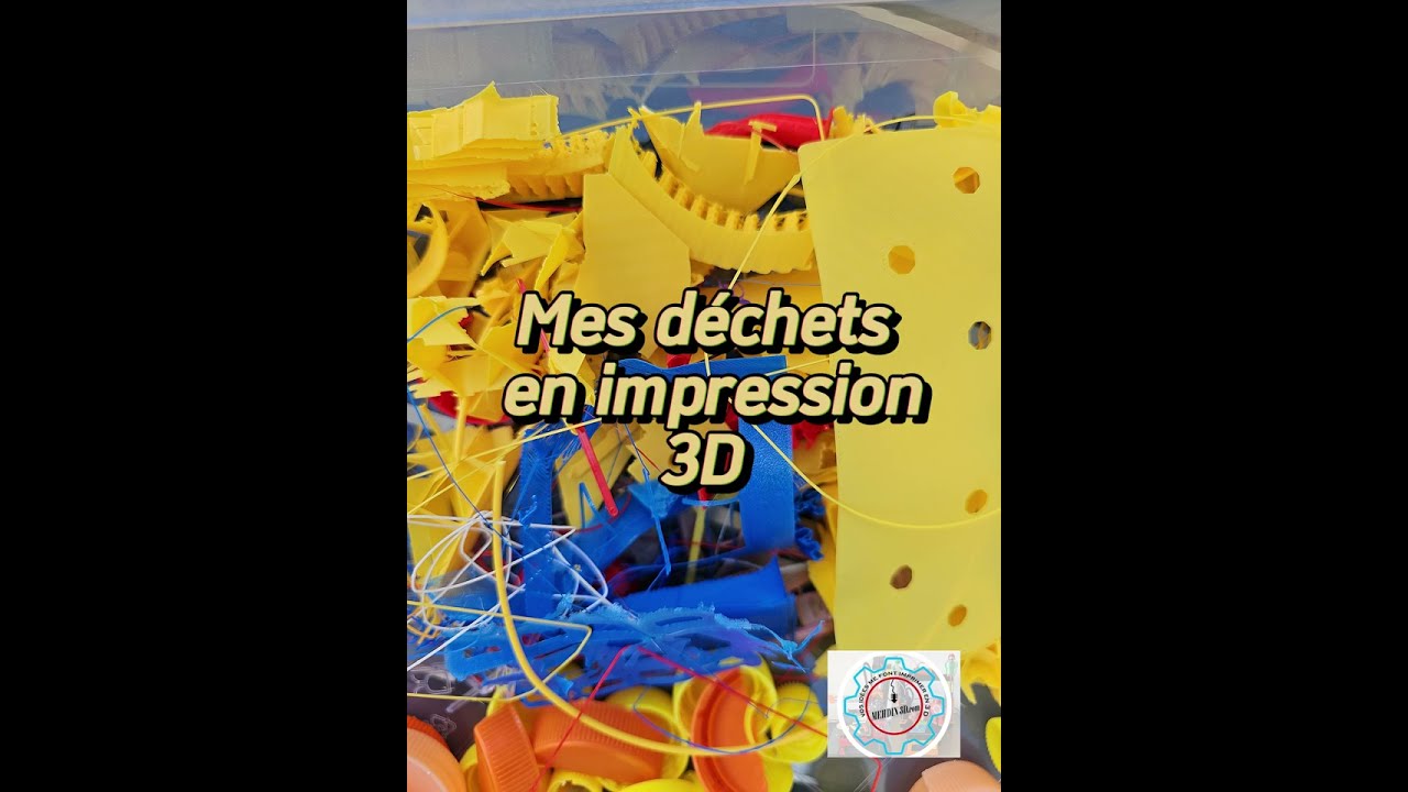 Transformez vos déchets d'impression 3D en trésors, je leur donne une seconde vie.