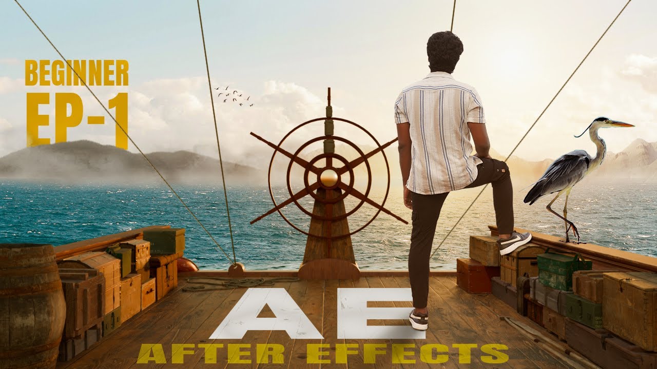 After Effects Tamil Tutorial 🔥 Episode 1 – Interface, Basics for Beginners