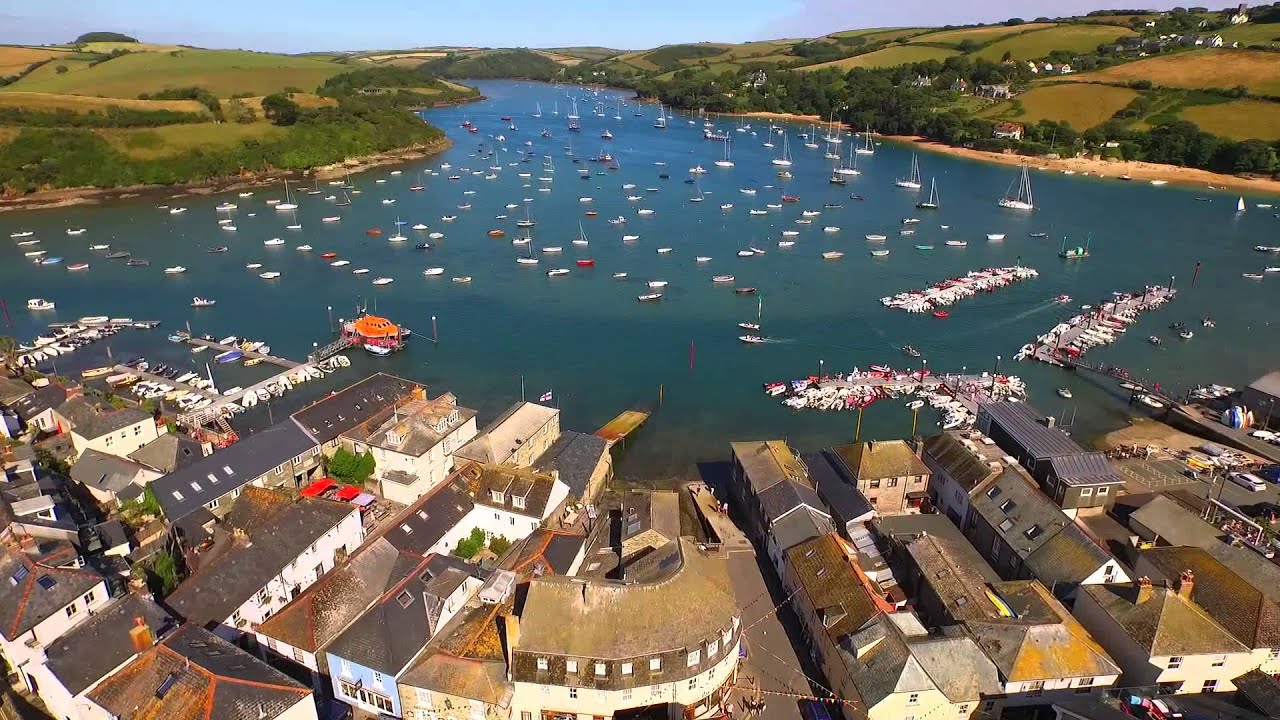 A view of Salcombe, South Sands Hotel & Devon