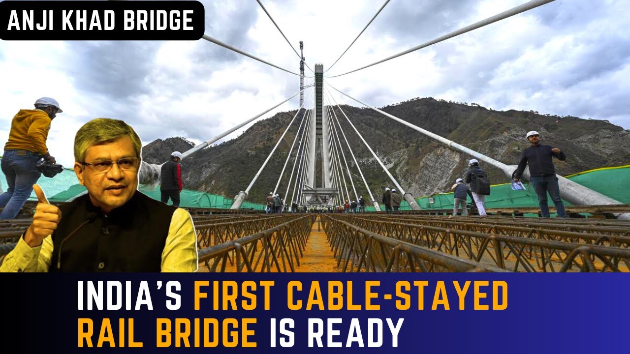 India's First Cable Stayed Rail Bridge Is Ready - Railway Minister Posts Video