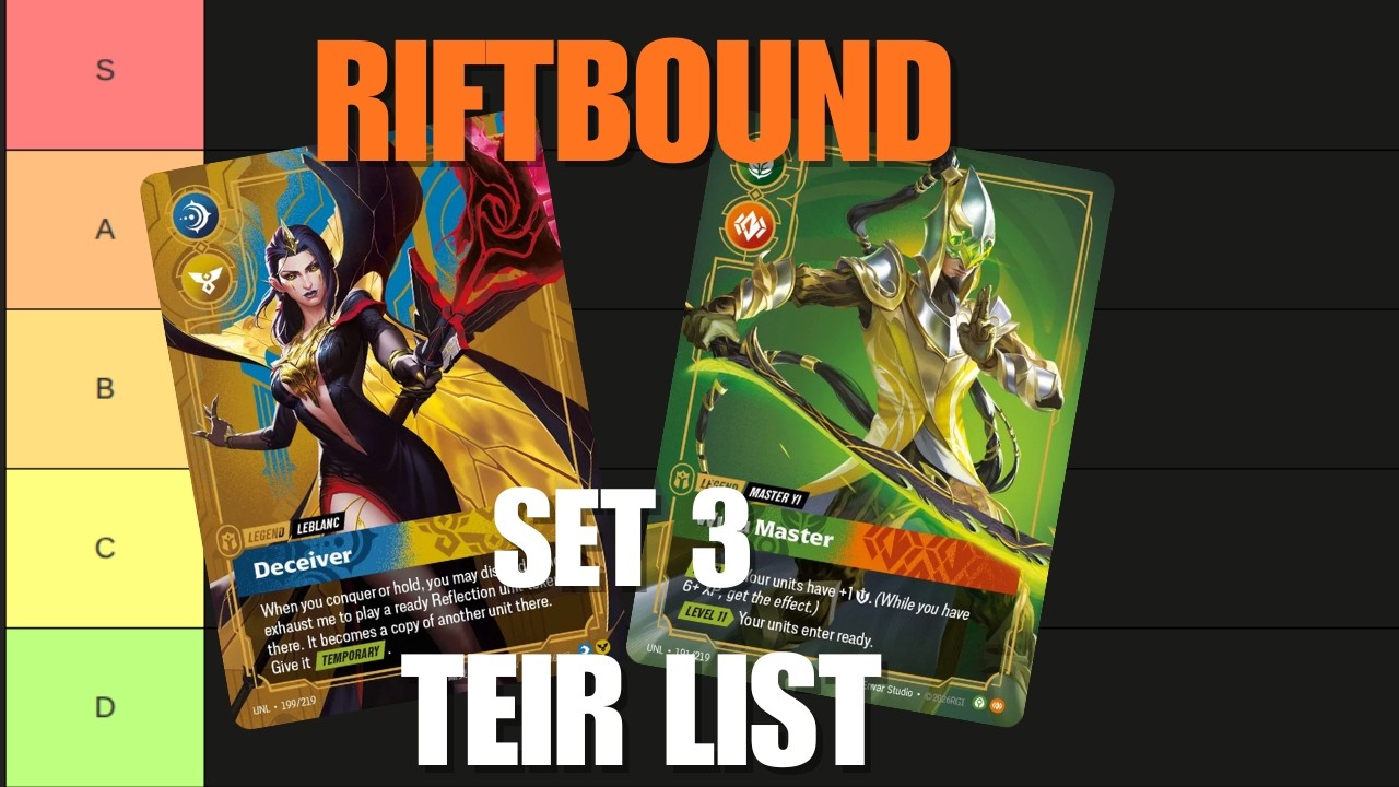 *Aurora INSANE????* Riftbound set 3 tier list