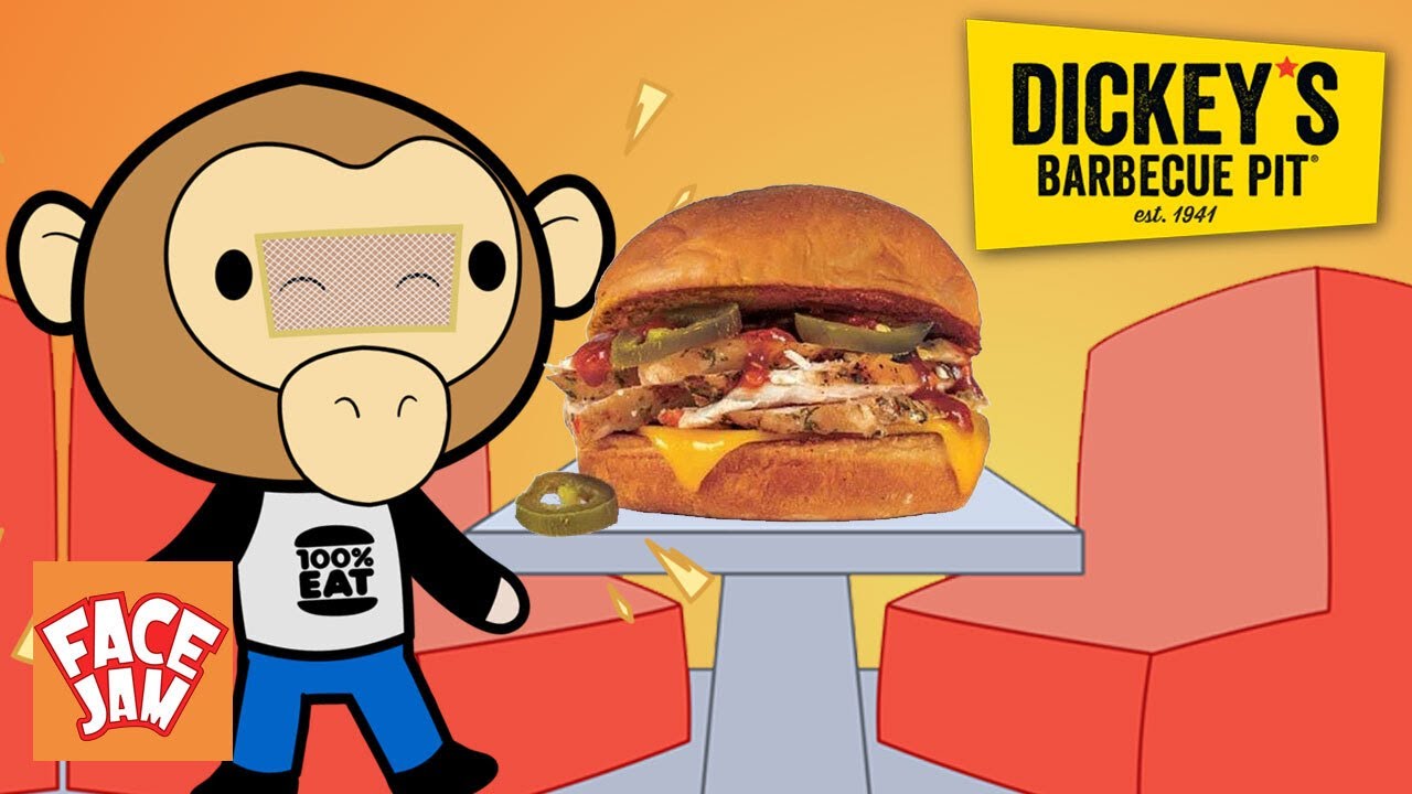 Dickey's BBQ Pit King’s Hawaiian Spicy Chicken and Cheddar Sandwich | Face Jam