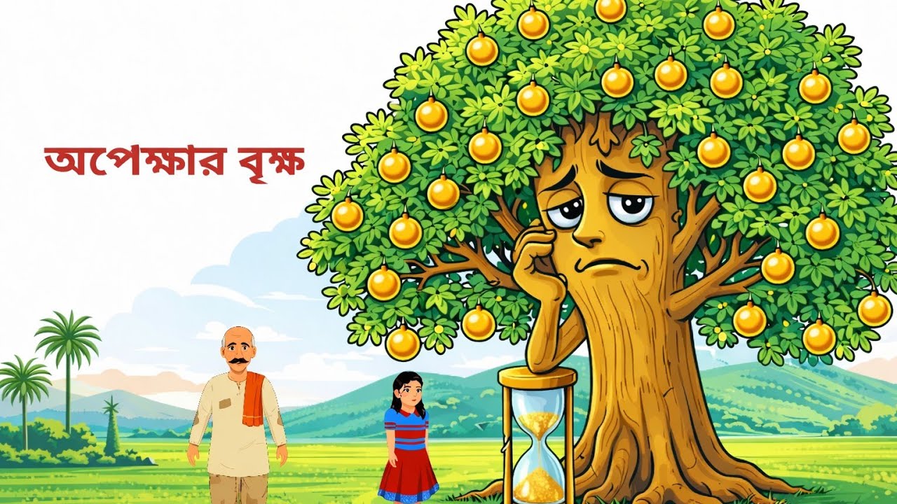 অপেক্ষার বৃক্ষ bangal cartoon|Bangla Moralstory|Rupkothar golpo 