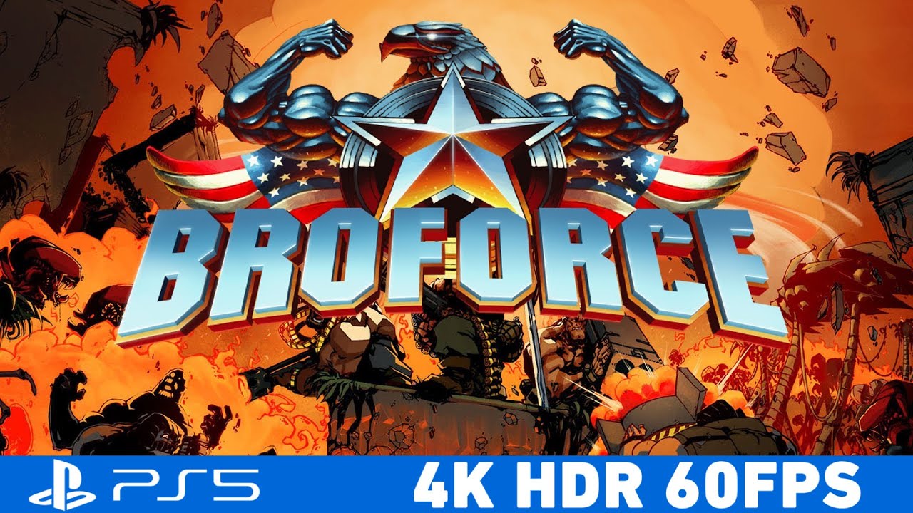 BROFORCE - PS5&trade; Gameplay [1080p60FPS]