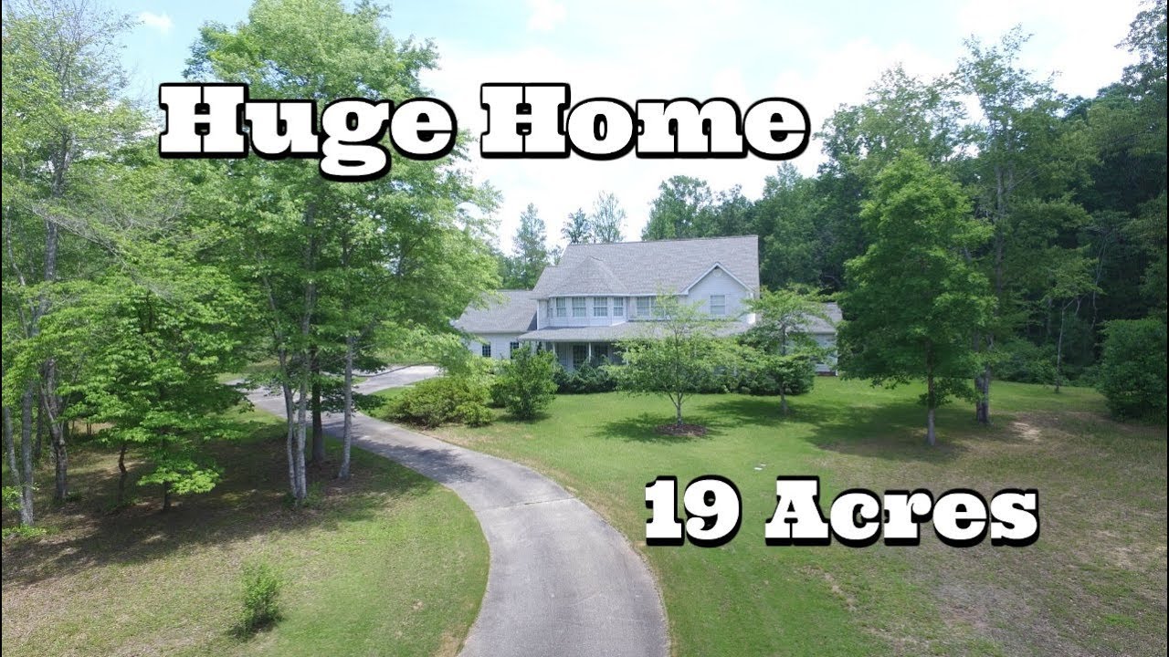 Beautiful Private Huge Alabama Home For Sale on (19 Acres) in Ashville, AL