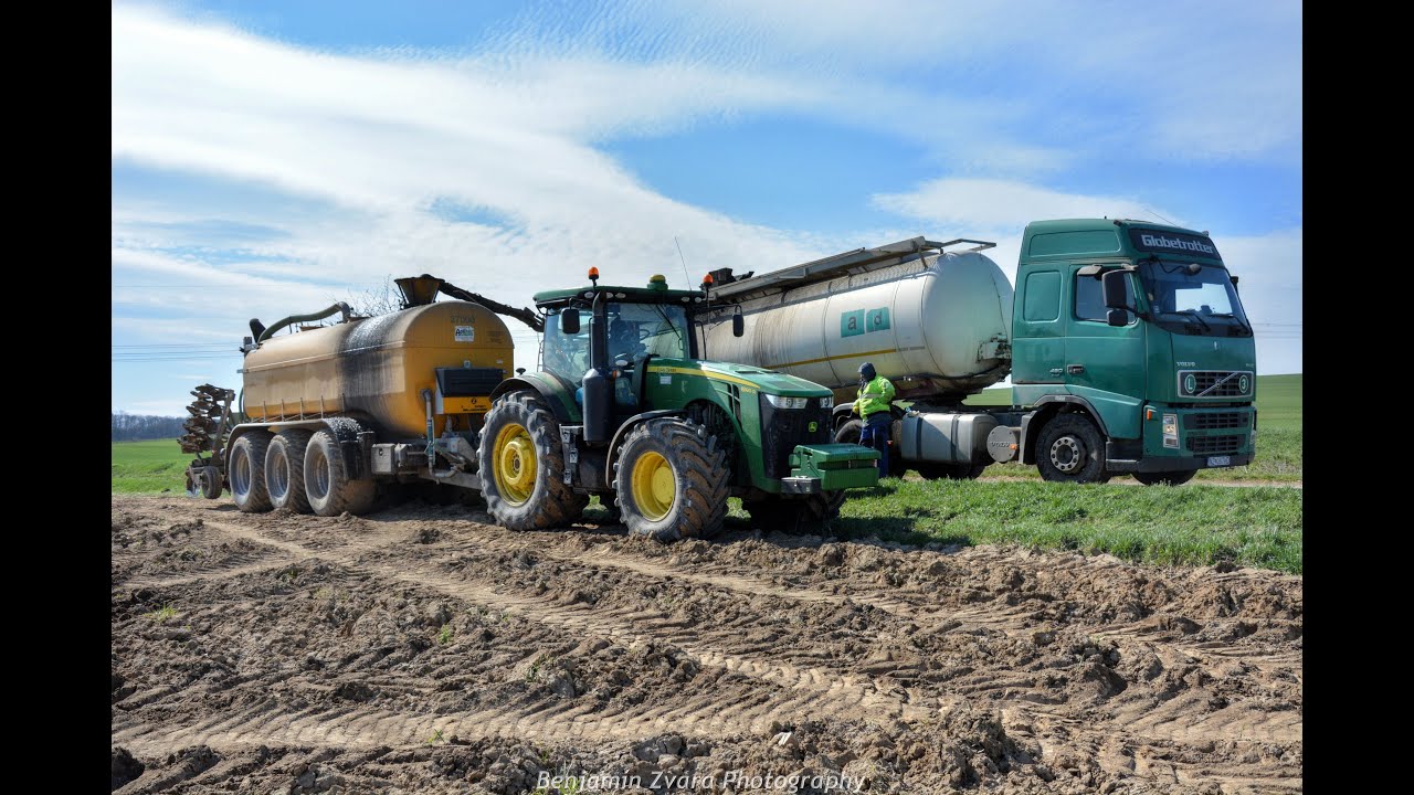 Jar - Spring 2020 -2x John Deere 8320R + Zunhammer;