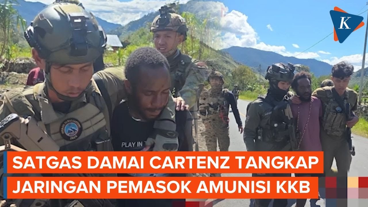 Bersenjata Lengkap, Satgas Damai Cartenz Bekuk Jaringan Pemasok Amunisi KKB