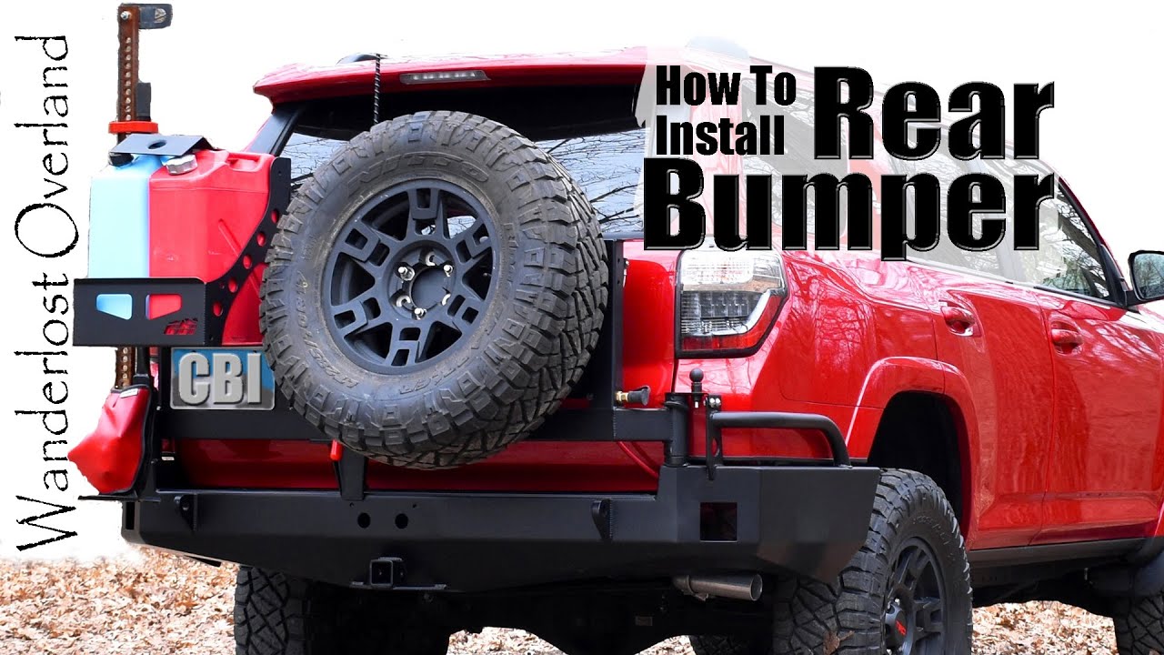 Как установить задний бампер CBI Offroad Steel на 4Runner