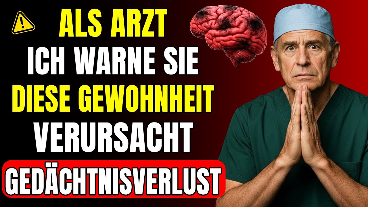 Gefährlich: 10 tägliche Gewohnheiten, die Ihr Gedächtnis zerstören | senioren gesundheit