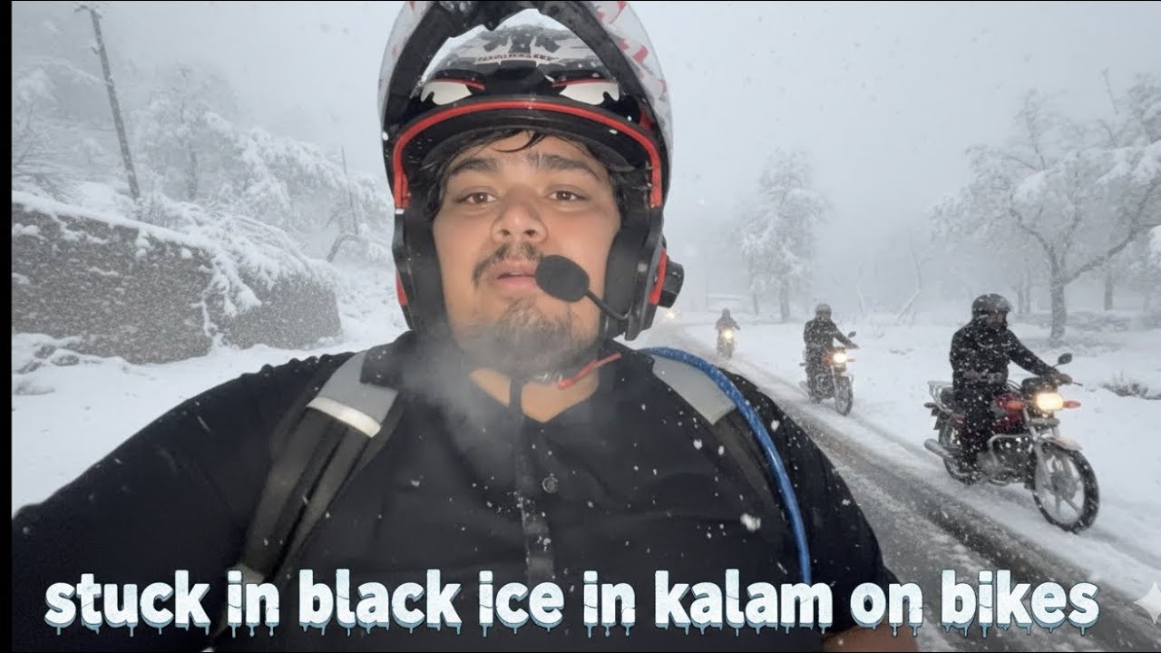 Stuck in black ice in kalam sawat