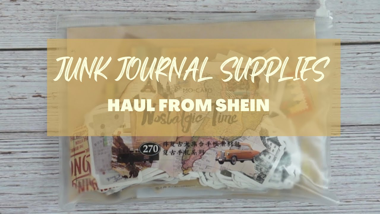 Junk Journal Supplies Haul from Shein.
