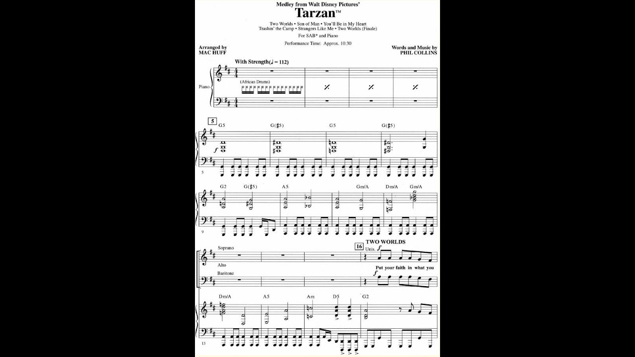 Musical Tarzan   -   Phil Collins