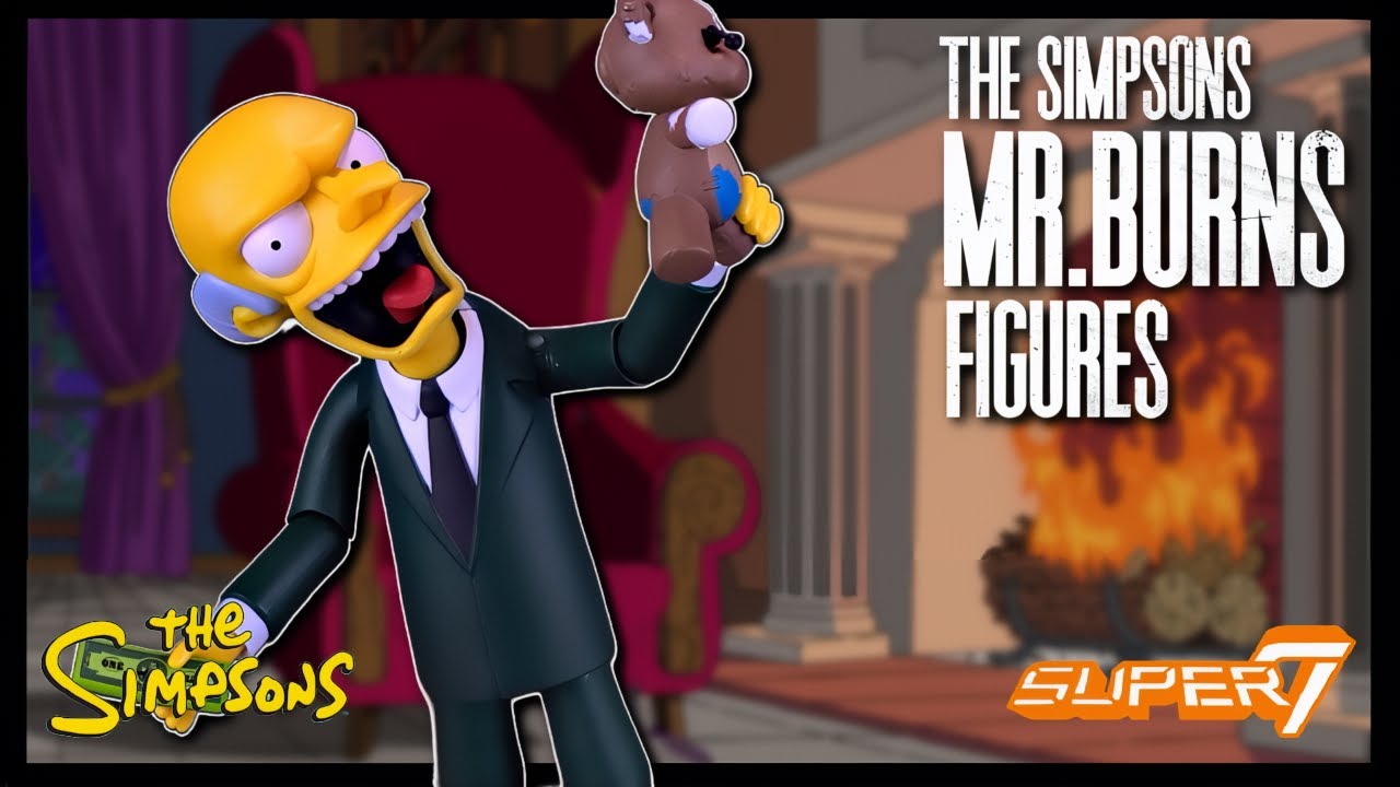 Super7 The Simpsons Ultimates Mr. Burns Figure | @The Review Spot