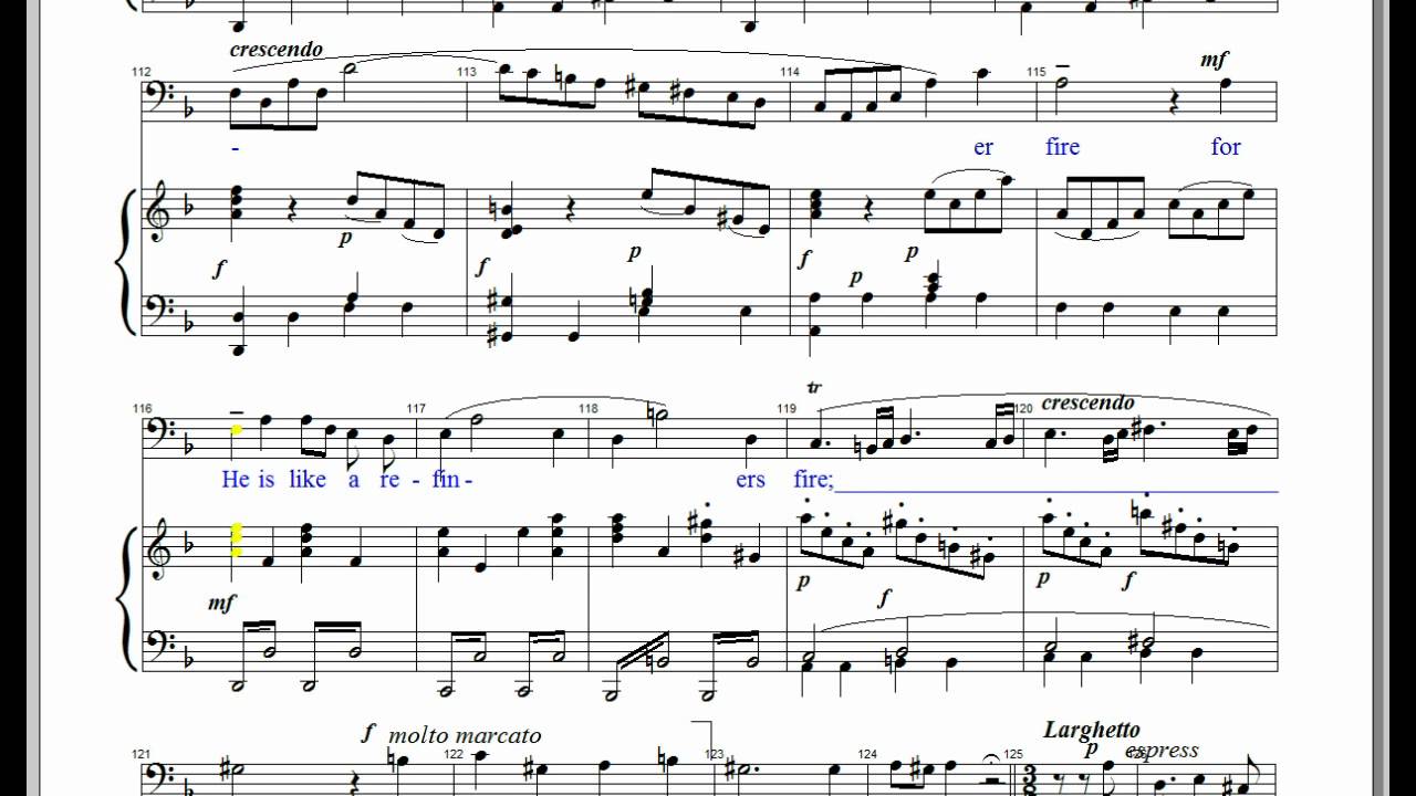 Messiah - Thus saith the Lord (Score)