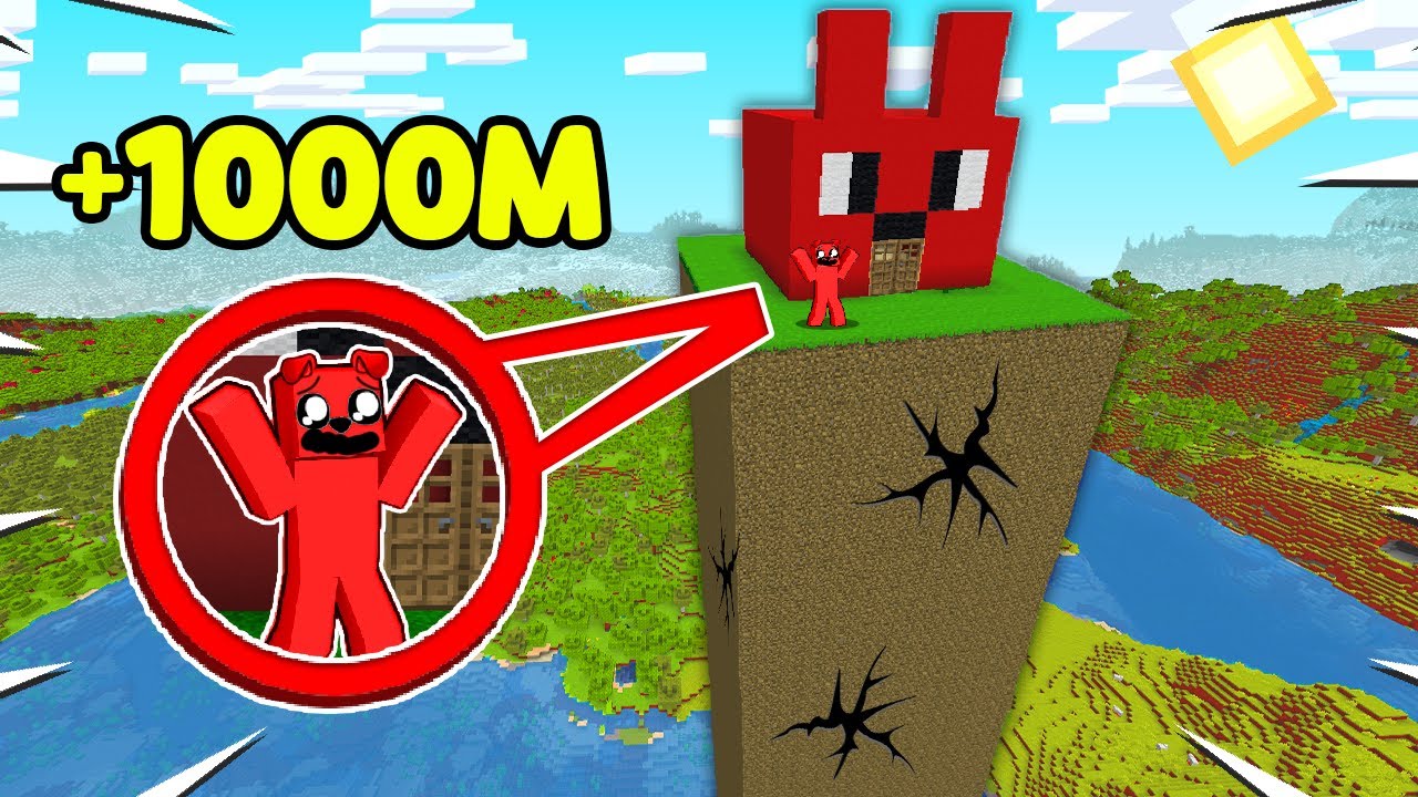 OGROMNA WIEŻA Z DOMKIEM w Minecraft ⬆️⬆️