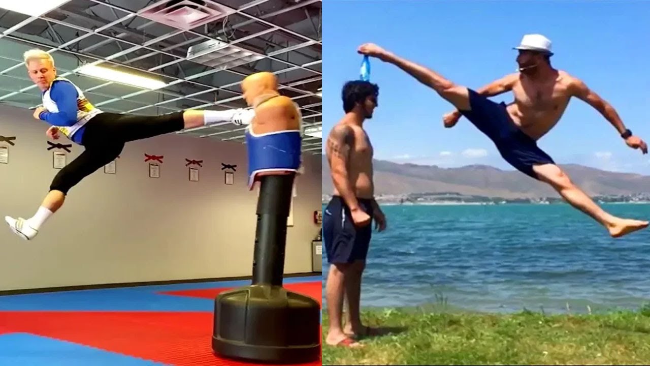 540 KICKS AMAZING TAEKWONDO SKILLS 540 TKD ACTION