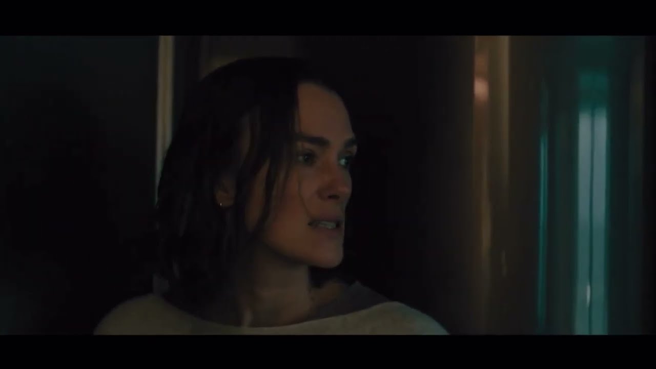 Woman Asked to Remove Boots Before Boarding Ship, Loses a Shoe Sneaking Around (Movie Scene) [Socks]
