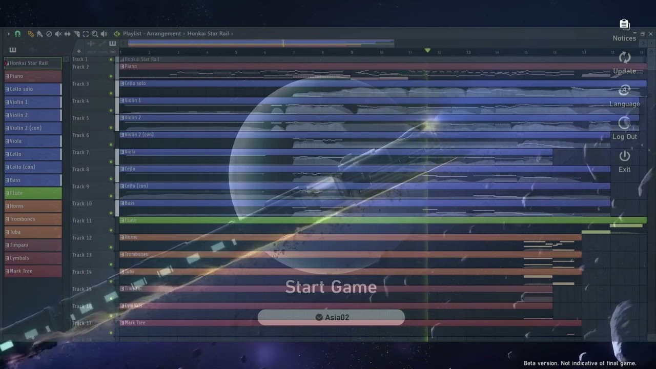 Honkai Star Rail main theme ( Virtual Orchestra Remake)