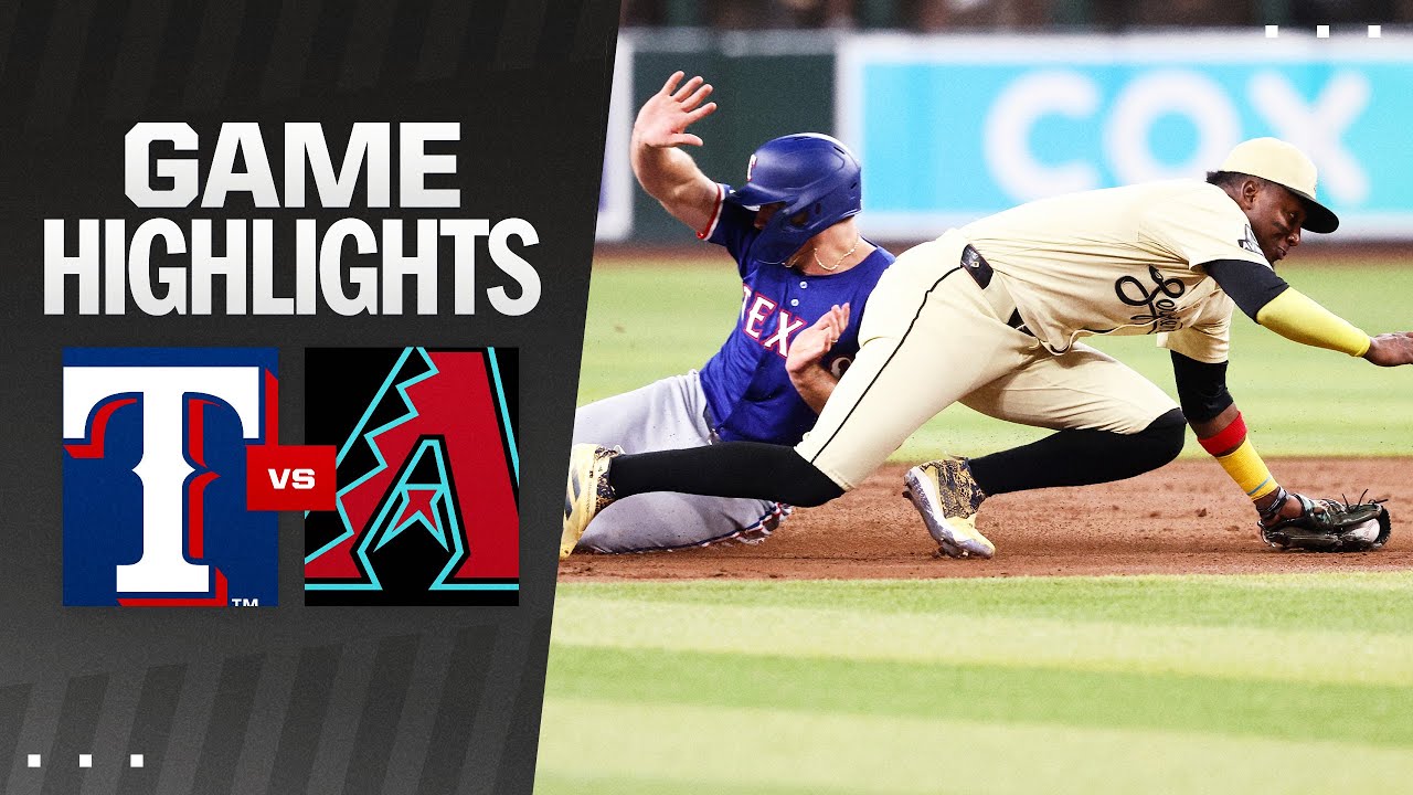 Rangers vs. D-backs Game Highlights (9/10/24) | MLB Highlights