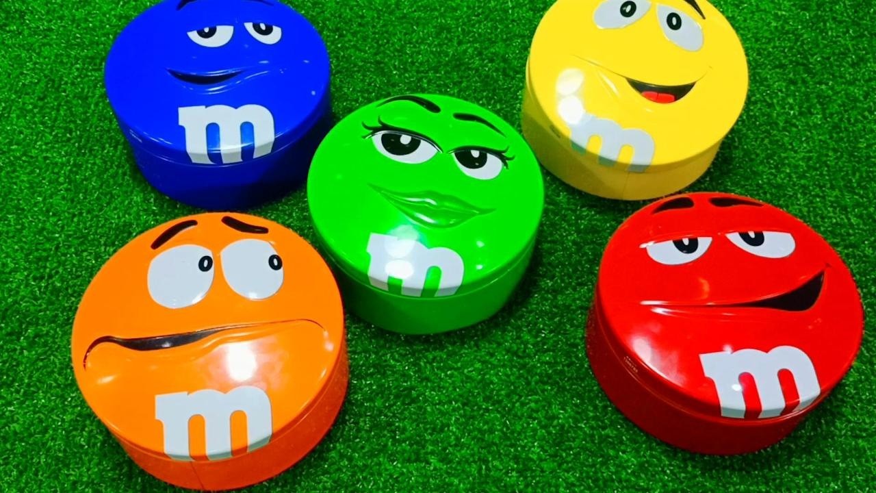 Minutes Satisfying with Unpacking Yummy Paw Patrol and Delicious M&M'S Candy From Funny Tins ASMR