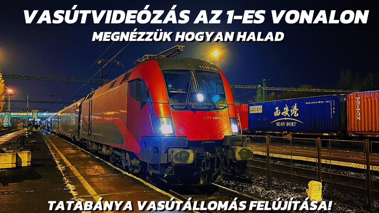 LEESETT AZ ELSŐ HÓ… (VASÚTVIDEÓZAS 3.rész) Van fejlődés? Tatabánya vasútállomás felújítás… hát is-is