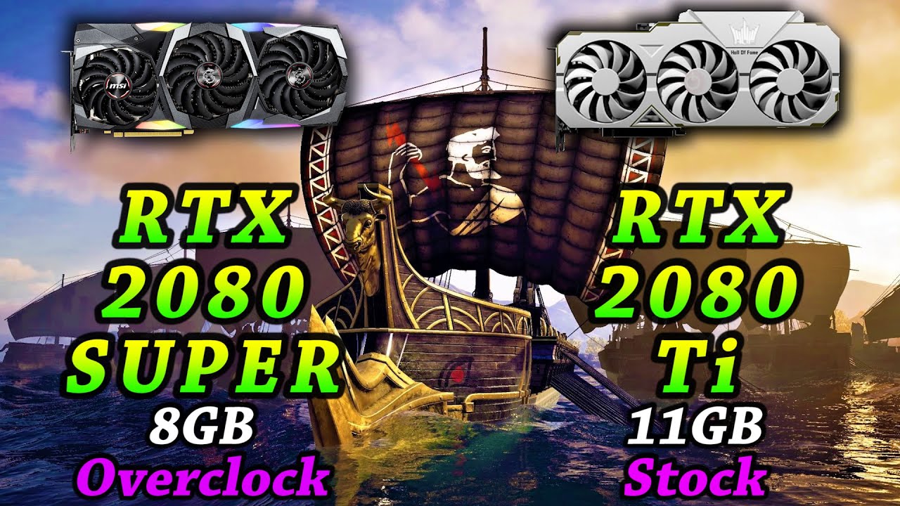 RTX 2080 SUPER 8GB @OC vs RTX 2080 Ti 11GB @Stock | 1440p and 4K PC Gameplay Benchmark Test