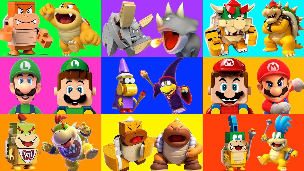 LEGO Mario & Luigi Bosses - LEGO vs Nintendo