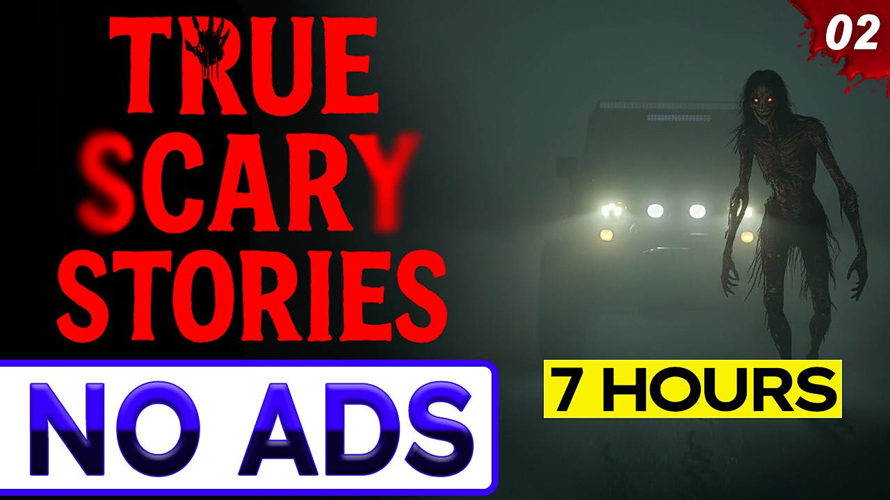 🔴 NO ADS 🔴 7 HOURS of TRUE Scary Stories for Sleep | Rain Sounds | Ep. 2