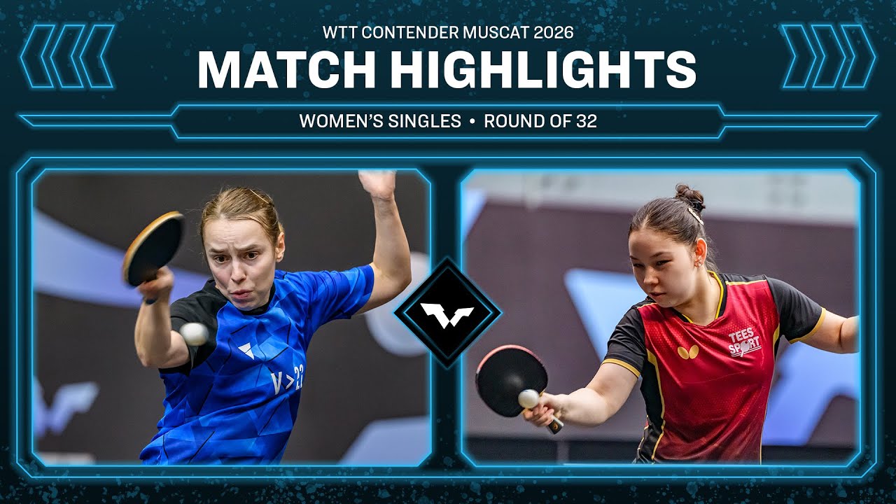 Linda Bergstrom vs Anna Hursey | WS R32 | WTT Contender Muscat 2026