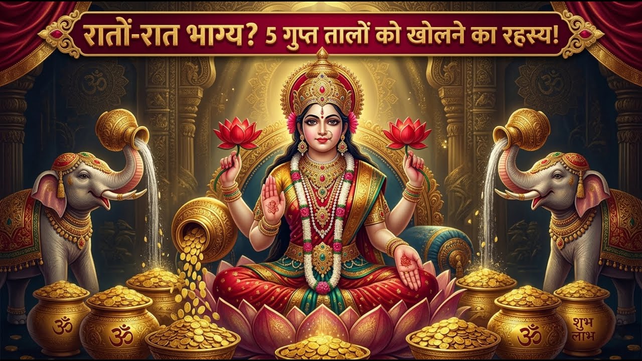 रातों-रात भाग्य? 5 गुप्त लक्ष्मी रहस्य! 💰✨ Unlocking Wealth: 5 Secret Lakshmi Mantras 🕉️🐘 | #YTLi