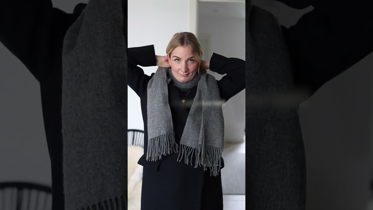 3 ways to tie a scarf 🧣