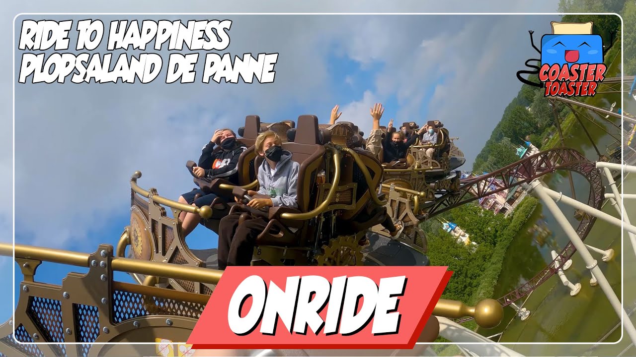 The Ride to Happiness - Plopsaland De Panne | Mack Rides | Xtreme Spinning Coaster | POV