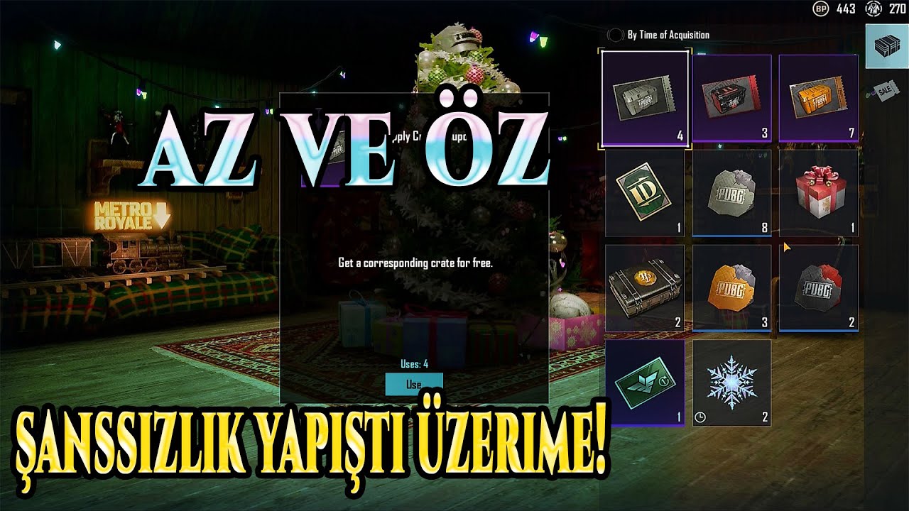 ŞANS NEDİR? PUBG KORE SERVER KASA A&Ccedil;ILIMI! PUBG MOBİLE