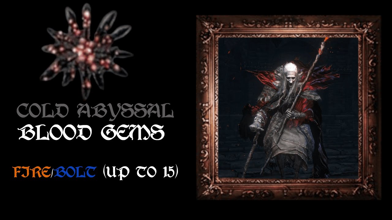 Bloodborne - How to get Cold Abyssal Blood Gems