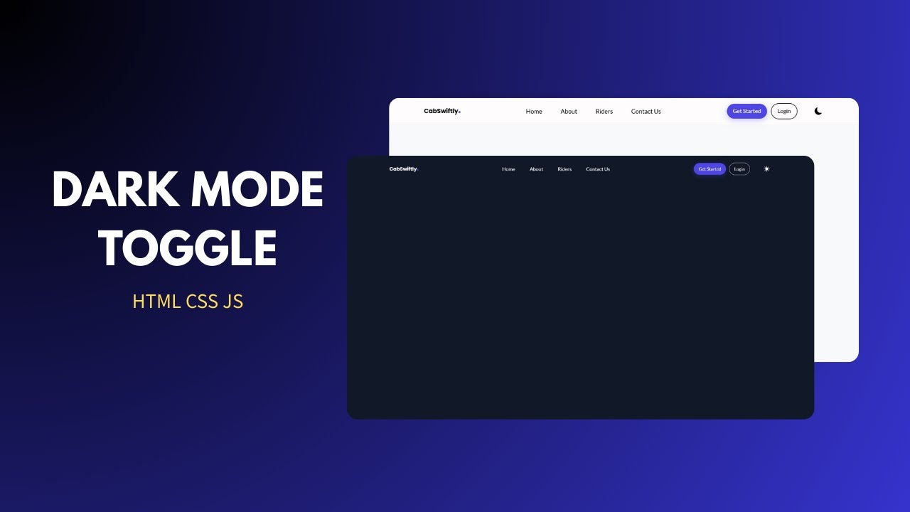 Создайте переключатель темного режима за считанные минуты с помощью HTML, CSS и JavaScript.