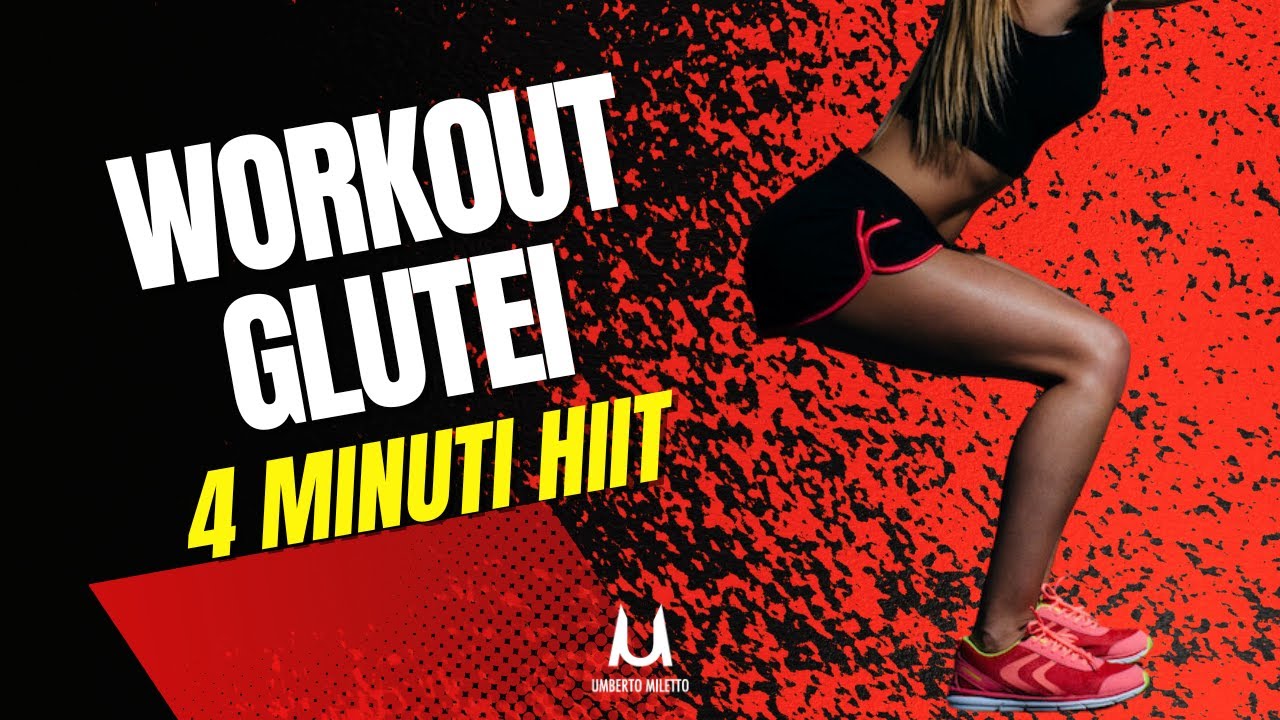Allenamento 4 minuti per i Glutei in casa