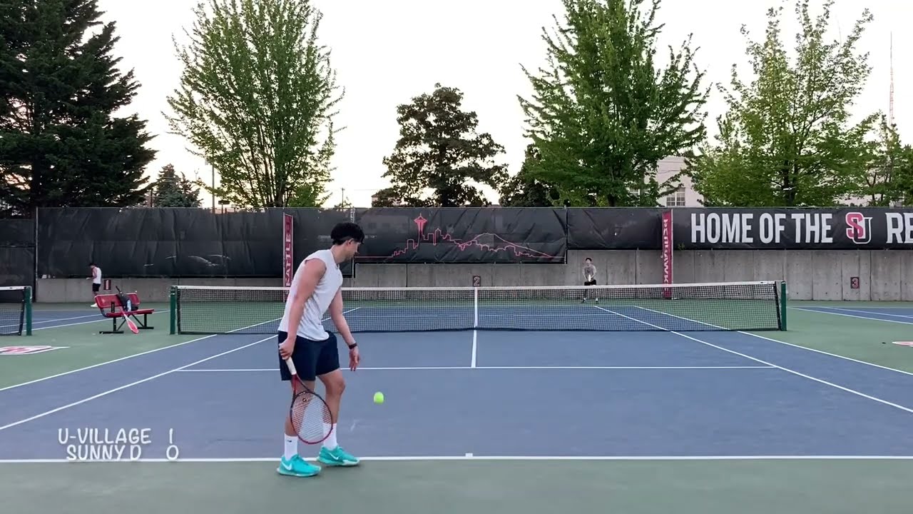 NTRP 4.5 Tennis - NATIONAL STRAWBERRY RHUBARB PIE DAY edition 3rd set tiebreak