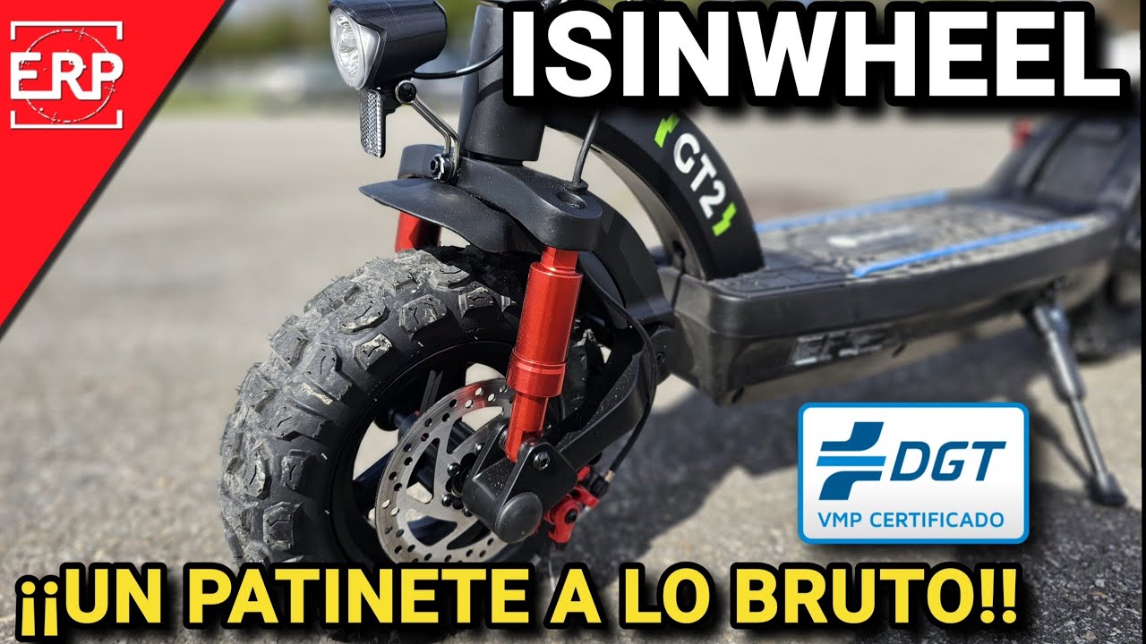 ISINWHEEL GT2 el Patinete HOMOLOGADO MÁS BESTIA que te puedes comprar.