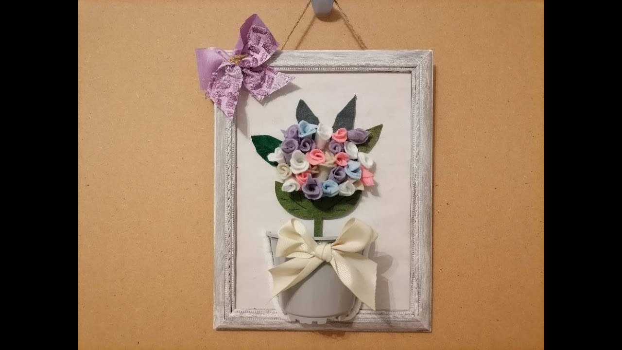 COME CREARE UN QUADRO CON FIORI IN 3D #rosyfigura