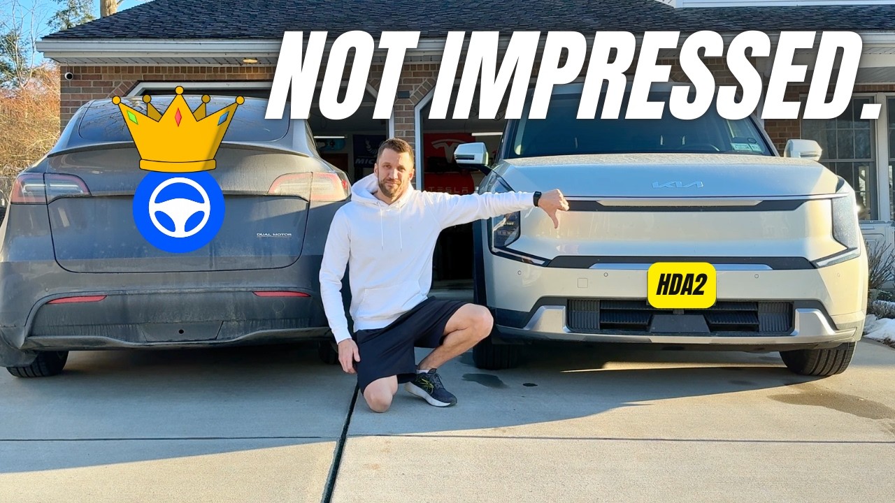 Kia/Hyundai HDA2 Can’t Keep Up With Tesla Autopilot! Head To Head Test