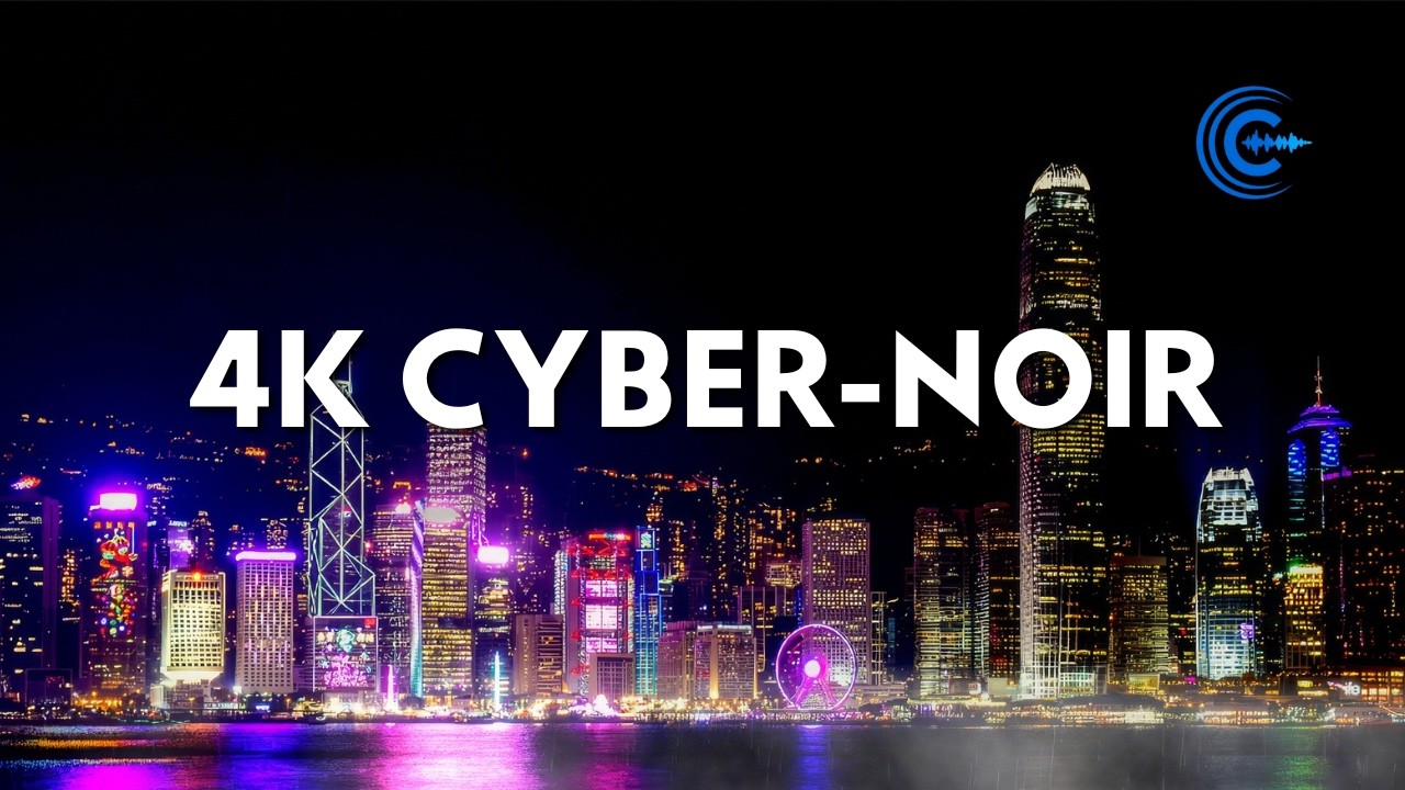 Rainy Night in Hong Kong: Cyber-Noir Cityscape [4K]